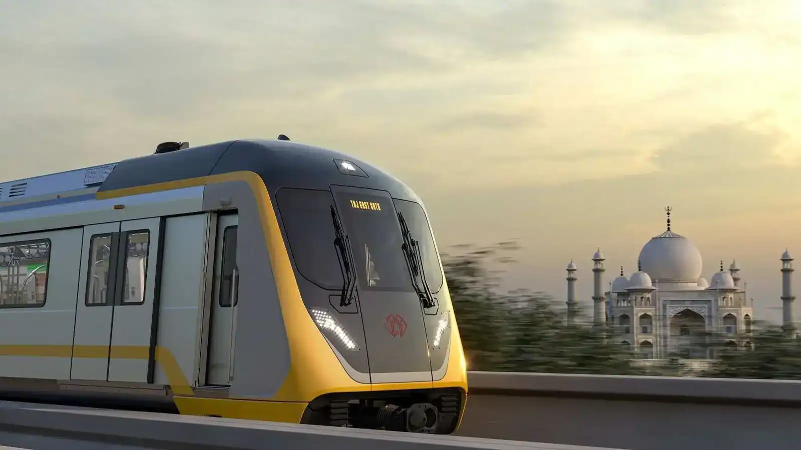 Taj East Gate Metro Station